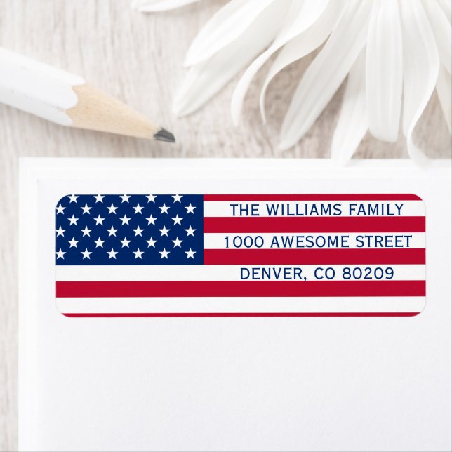 USA American Flag Patriotic Country Red White Blue (Insitu)