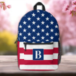 USA American Flag Personalised Stars & Stripes Printed Backpack<br><div class="desc">Introducing the perfect backpack for any patriotic American, the American Flag Backpack! The backpack features the iconic red, white, and blue Stars and Stripes, making it the perfect accessory for any USA themed event. Whether you're a veteran, a member of a military family, or simply a lover of the American...</div>
