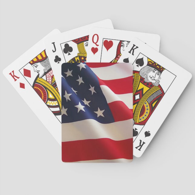 USA American Flag Playing Cards (Back)