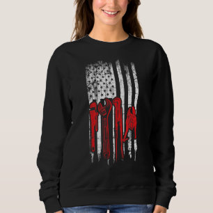 Usa American Flag Plumber Men Women Plumbers Patri Sweatshirt
