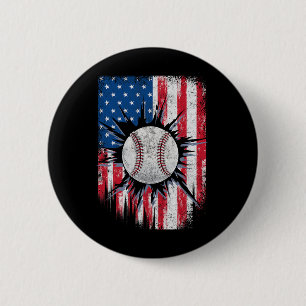 Usa American Flag Sell 4th Of July Independence Da 6 Cm Round Badge