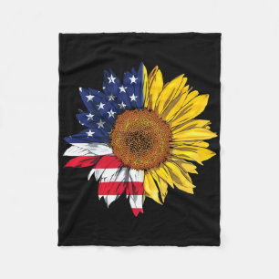 Usa American Flag Sell Coach Patriotic 4th Of July Fleece Blanket