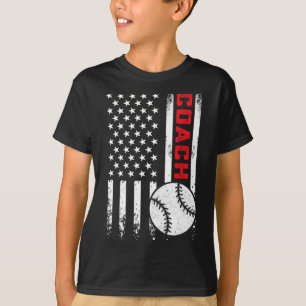 Usa American Flag Sell Coach Patriotic 4th Of July T-Shirt