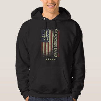USA American Flag  Soccer Dad 1 Hoodie