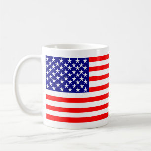 USA American Flag Stars and Stripes Coffee Mug