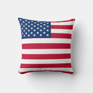 USA American Flag Stars and Stripes Cushion