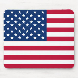 USA American Flag Stars and Stripes Mouse Mat
