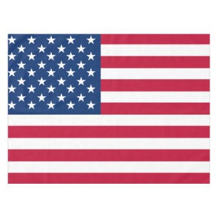 USA American Flag Stars and Stripes Tablecloth