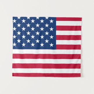USA American Flag Stars and Stripes Tapestry