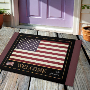 USA & American Flag - States mats /sports Welcome