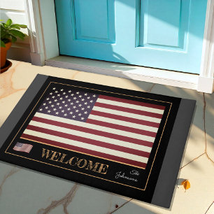USA & American Flag - States mats /sports Welcome