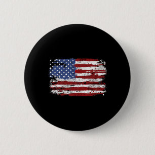 Usa American Flag Vintage Beer Brewery 4th Of July 6 Cm Round Badge