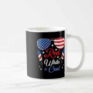 Usa American Flag Vintage Red White And Cool Patri Coffee Mug