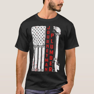 USA American Patriotic Plumber for Journeyman or H T-Shirt