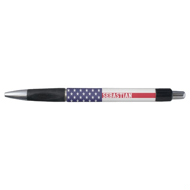 USA American Personalised Patriotic Flag (Front)