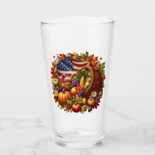 USA/American/Thanksgiving turkey wreath Glass