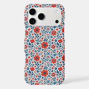 USA/American themed floral pattern