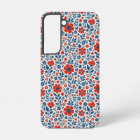 USA/American themed floral pattern