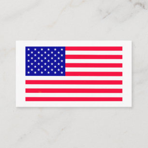 USA American US Flag Enclosure Card