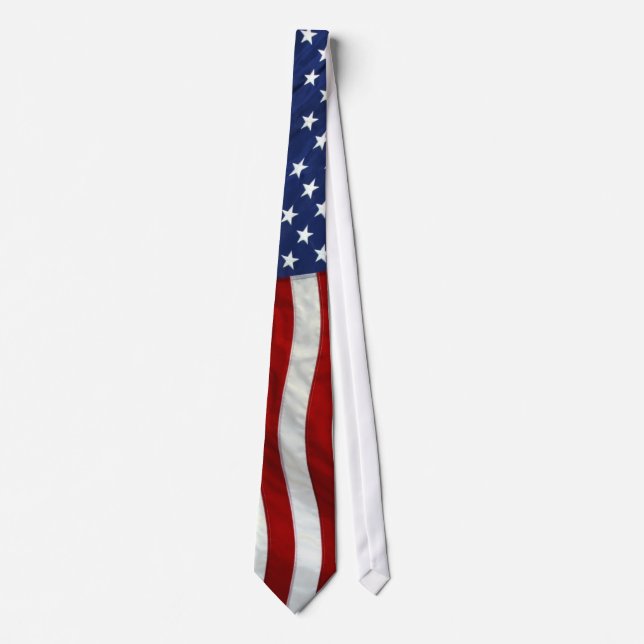 USA AMERICAN US FLAG Patriotic Tie Series (Front)