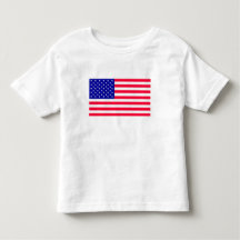 USA American US Flag Toddler Tshirts Clothing
