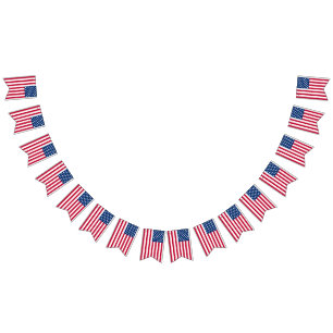 USA American Wedding Bunting