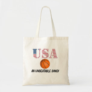 USA and Basketball - Unbeatable Bond! Tote Bag