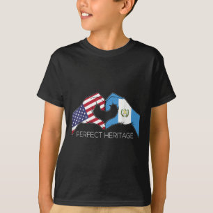 Usa And Guatemala Guatemalan American Perfect Heri T-Shirt