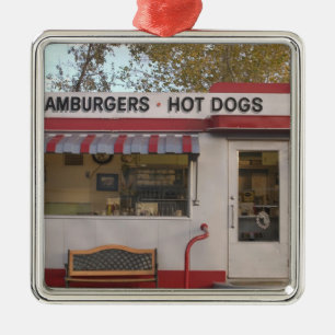 USA, Arizona, Bisbee: Shady Dell Motel, All 2 Metal Tree Decoration