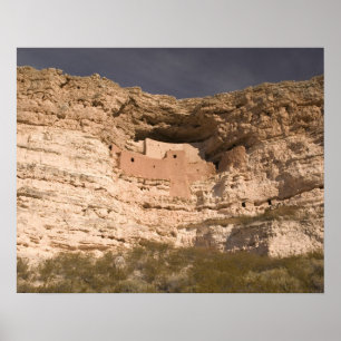 USA, Arizona, Camp Verde: Montezuma Castle Poster