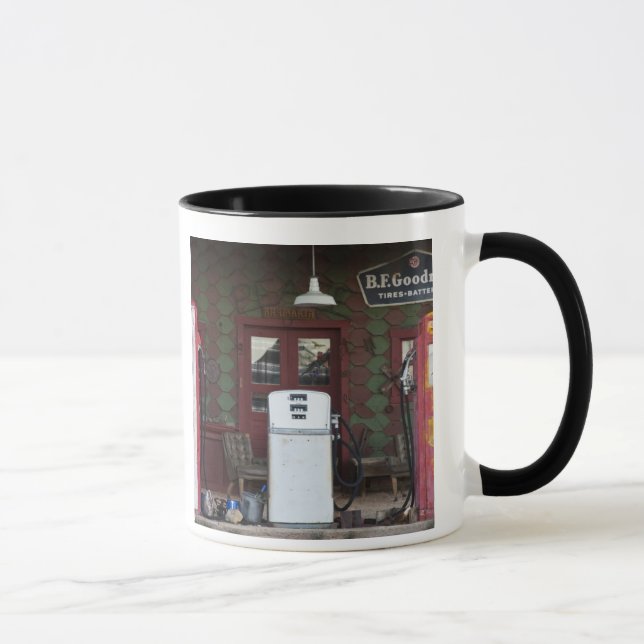 USA, Arizona. Chloride Ghost Town, old gas Mug (Right)