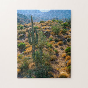 USA, Arizona. Desert View Jigsaw Puzzle