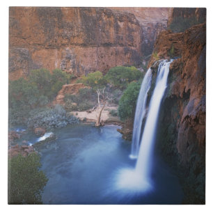 USA, Arizona, Grand Canyon, Havasu Falls Tile