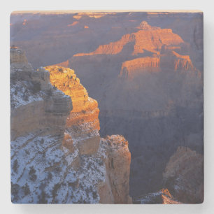 USA, Arizona, Grand Canyon National Park, Winter Stone Coaster