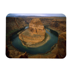 USA, Arizona. Horseshoe Bend showing erosion by Magnet