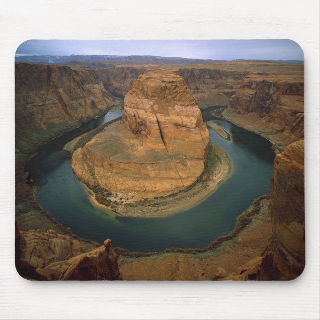 USA, Arizona. Horseshoe Bend showing erosion by Mouse Mat (Front)