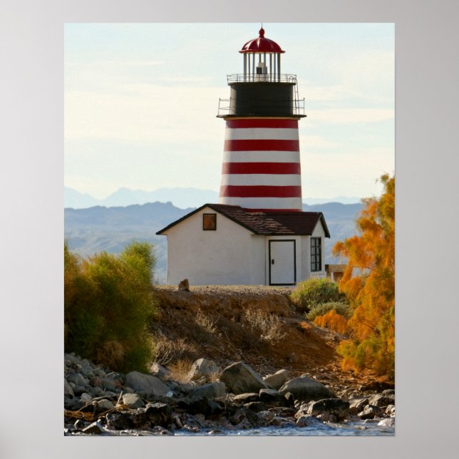 USA, Arizona, Lake Havasu City. View of West Poster (Front)