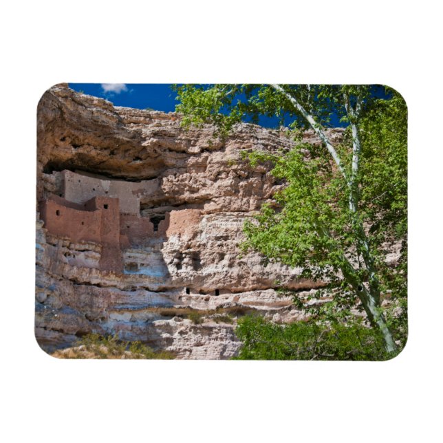 USA, Arizona. Montezuma Castle, The Ruins Magnet (Horizontal)