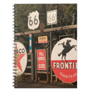 USA, Arizona, Sedona: Antique Advertising Signs Notebook