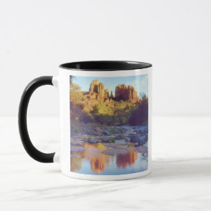 USA, Arizona, Sedona. Cathedral Rock reflecting Mug
