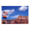 USA, Arizona, Tow flags in Grand Canyon National