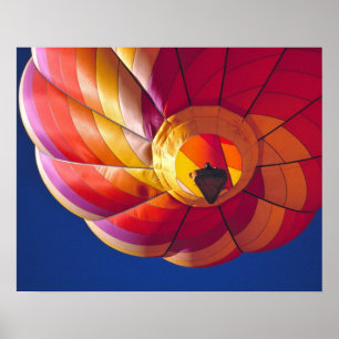 USA, Arizona, Val Vista. A colourful hot-air Poster
