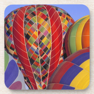 USA, Arizona, Val Vista. Colourful hot-air Coaster