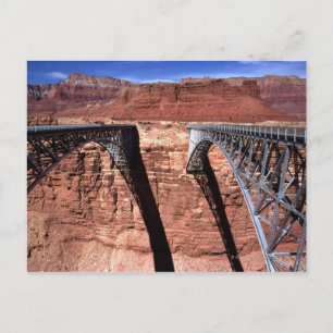USA, Arizona, View of Navajo Bridge in Grand Postcard