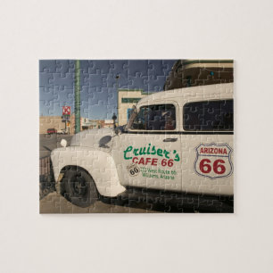 USA, Arizona, Williams: Cruisers Cafe 66 Old Jigsaw Puzzle