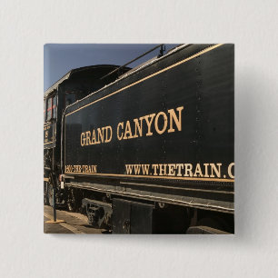 USA, Arizona, Williams: Grand Canyon Railroad 15 Cm Square Badge