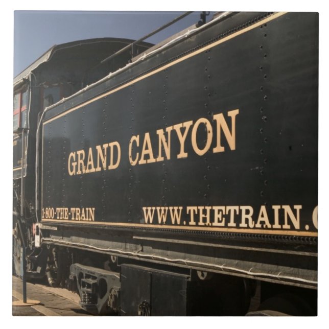 USA, Arizona, Williams: Grand Canyon Railroad Tile (Front)