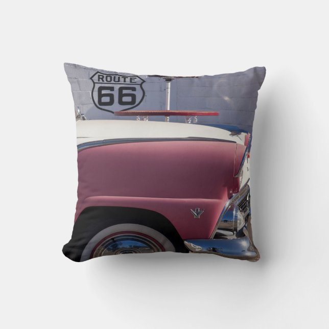 USA, Arizona, Williams. Rt. 66 Town, 1950's Cushion (Front)