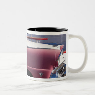 USA, Arizona, Williams. Rt. 66 Town, 1950's Two-Tone Coffee Mug