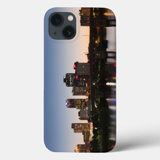 USA, Arkansas, Little Rock, City Skyline Case-Mate iPhone Case (Back)